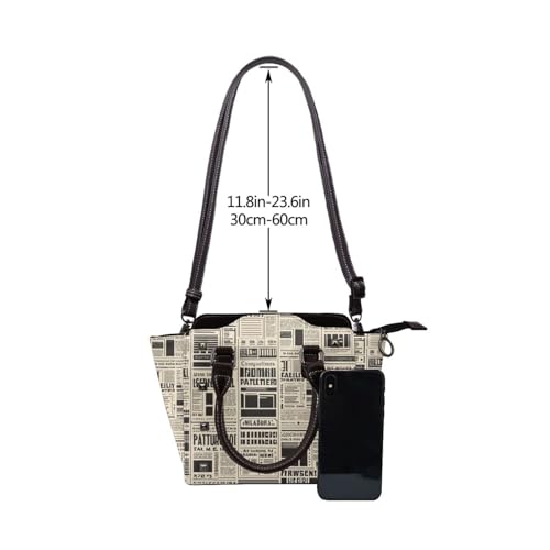 Bolso bandolera para mujer en cuero PU con tachuelas miniatura 2