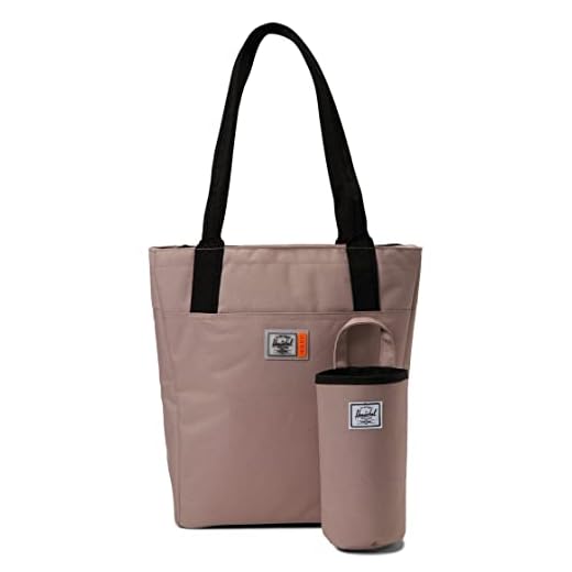 Herschel Supply Co. Insulated Alexander Zip Tote Small Ash Rose One Size