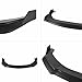 PFRREOR GT Style Front Bumper Lip Splitter for Ford Mustang DarkHorse 2024-2025 Only Fit with W/O Handling Package Version Add on 3PCS Front Chin Air Dam Body Kit ABS (Matte Black)