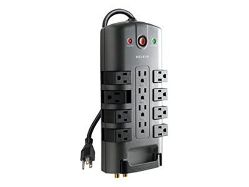 Belkin Pivot Plug Surge Protector - Surge suppressor - 12 output connector(s)