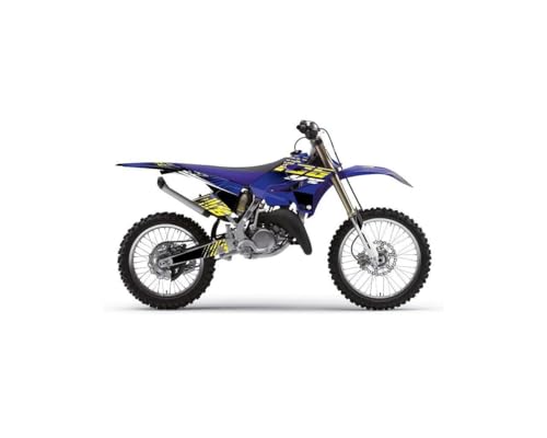 Kit Deco Moto Cross Yamaha 250 YZ Jaune vinyle épais et anti-UV
