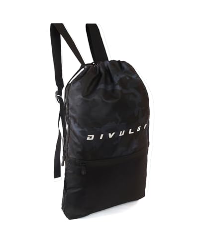 Image of DIVULGE Thunder Drawstring Daypack bag, Sports bag, Gym bags, Backpack With Zip pocket, Dark Brown
