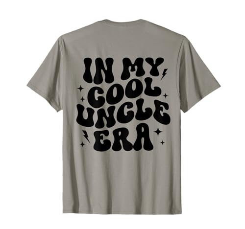 (En la parte posterior) En el anuncio de embarazo de mi tío Cool Uncle Era Camiseta