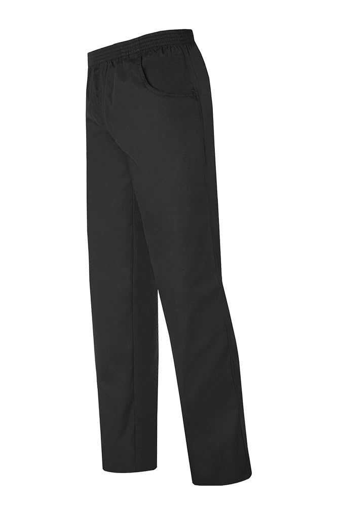 Pantalón Largo Uniforme Cocina Unisex con Bolsillos Y Cintura elástica. Cocinero/Cocinera/Hostelería. Ref: 4115. Disfruta de la Excelencia.