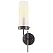 Mercana Bougeoir Wall Sconce, Black