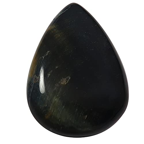 Cabochon oeil de tigre bleu poire pour créer un pendentif en pierre naturelle protectrice