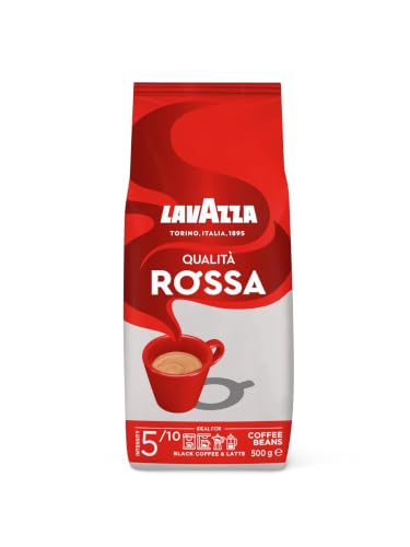 Lavazza, Qualità Rossa, Café en Grano Natural, Ideal para la...