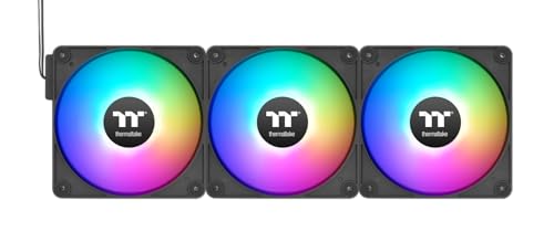 Ventilador PC con conexión magnética Thermaltake CT140 EX Reverse pack de 3 ventiladores negros