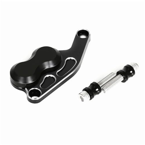 Couvercle de protection disque frein Honda Monkey 125 en aluminium CNC anodisé noir