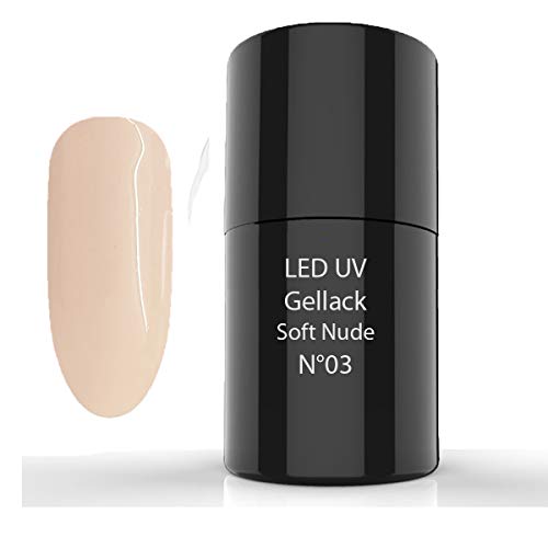 LED UV Gellack Set 3 x 6ml - UV Nagellack, UV Lack, Gellack (Set 12-1x N°03 Soft Nude - 1x N°30 Pastel Green - 1x N°49… – Bild 2