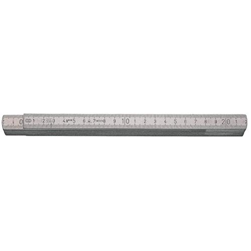 Hultafors Aluminium-Zollstock A59, 150003, 2m Zollstock aus eloxiertem Aluminium