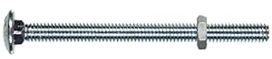 Hillman 2151 Flachrundbolzen mit Mutter, 15-pack