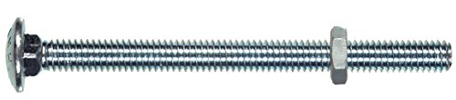 Image of Hillman 2147 10-24 x 3 /4-Inch Carriage Bolt with Nut, 40-Pack