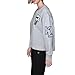 KARL LAGERFELD Paris Women's Sweatshirt, Light Grey Heather, Medium