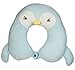 Almohada de Viaje pingüino 3D, Cojín para Cuello Extra Suave de Algodón PP, Cómoda para la Cervical, Ortopédica Soporte de Nuca para Viajar Coche Avión Bus(Pingüino 3D Azul Claro)
