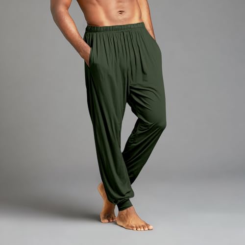 Plaid Pajama Pants Lounge Pj Pants Lightweight Bottoms With Drawstring Sleepwear Loose Fit Soft Pant With Pockets3