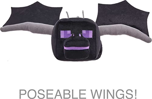 Minecraft Ender Dragon Plush Toy With Lights & Sounds, 12-Inch Soft Doll With Posable Wings, Video Game Character #TOP4