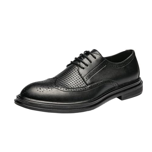 Premium Leather Oxford Lace Up Shoes for Men Ideal for Office Wear and Comfort