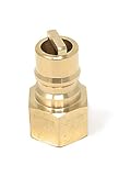 MI MADOL IMPORTS, LLC MADOL 1/2' QDD Female NPT Insert Hose Connector Plug Brass Quick Release Valve...