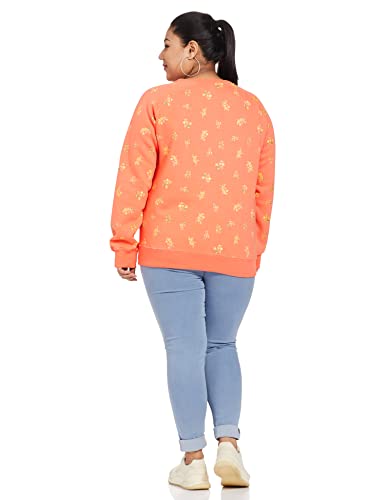 Image of Amazon Brand - Eden & Ivy Women Cotton Blend Round Neck Regular Fit Sweatshirt (Pullover)