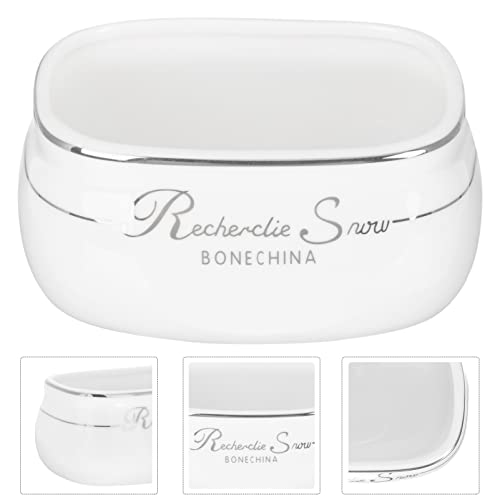 Ushobe Ceramic Sugar Packet Holder Porcelain Tea Packet Storage Container Dispenser Sweetener Caddy Potato Onion Storage Bin Jewelry Tray For Kitchen Cafe #TOP4