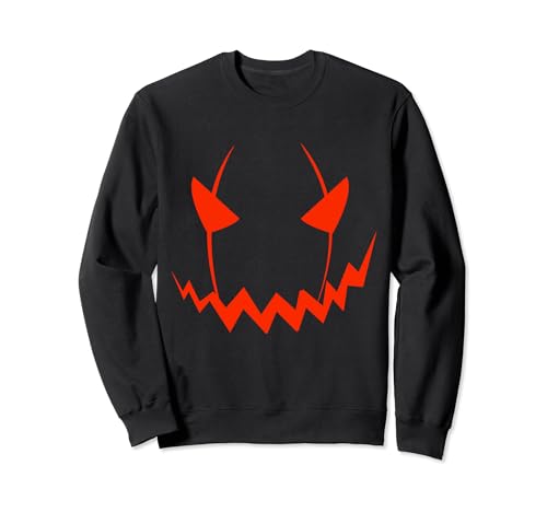 Scary Pumpkin-Headed Halloween Costume Orange Jack O Lantern Sudadera