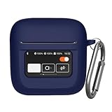 Ankersaila Case Compatible with JBL Tour Pro 2, Soft Silicone Scratch/Shock Resistant Protective Case Cover (Navy)