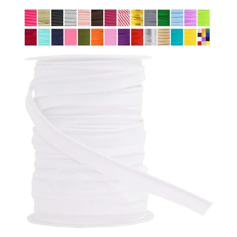 Mandala Crafts White Maxi Piping Trim Cover