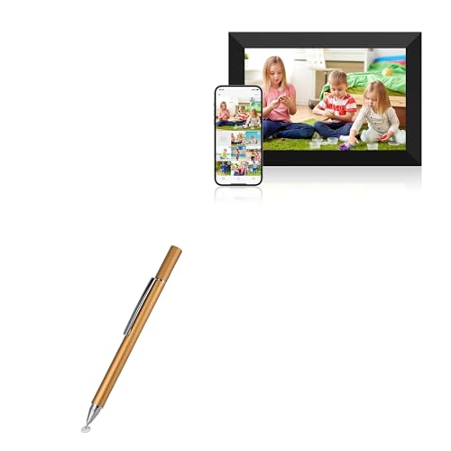 BoxWave Stylus Pen Compatible with DASFIWO Digital Picture Frame 10.1 in - FineTouch Capacitive Stylus, Super Precise Stylus Pen - Champagne Gold