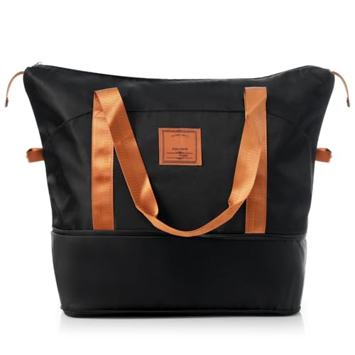 Luggage Sets 4 Piece, Expandable ABS Durable Suitcase with Travel Bag4