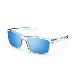 N. Frame: Gloss Tal Light Blue /Lens: Smoke - Ice Blue Mirror