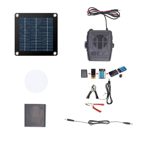 Estufa de energía solar ABS para refugio de animales Sala de plantas que resalta plan impermeable Puertos USB dobles Estufa detrás de escena de propulsión solar