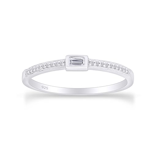 AFFY 1/10 Cttw �e�[�p�[&���E���h �V�R�܂��͐l�H�_�C�������h���� �E�F�f�B���O �d�˕t���o���h�����O 10K�\���b�h�S�[���h�܂���925�X�^�[�����O�V���o�[(I-J�J���[�AI2-I3�N�����e�B�A0.10�J���b�g) �ޏ��ւ̃M�t�g, Ring