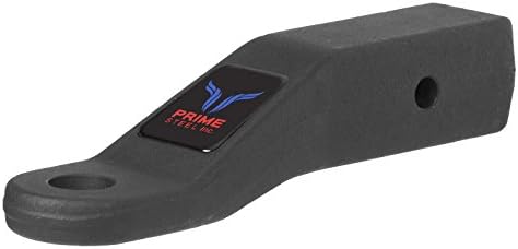 Prime Steel 18136 Black 17000 Forged Ball Mount (- 2-Inch Drop 1-Inch Rise - Black)