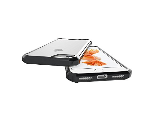 Iphone 7 Case, Hybrid Shock Modern Slim Grip Cell Phone Case For Apple Iphone 7 (2016) (Black) #TOP4