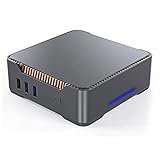 Mini PC,Intel Celeron J3455 Windows 10 Pro(64-bit) 6GB DDR3/128GB SSD Mini Desktop Computer with HDMI/VGA Port,Gigabit Ethernet,Dual Band Wi-Fi,Bluetooth 4.2,4K HD