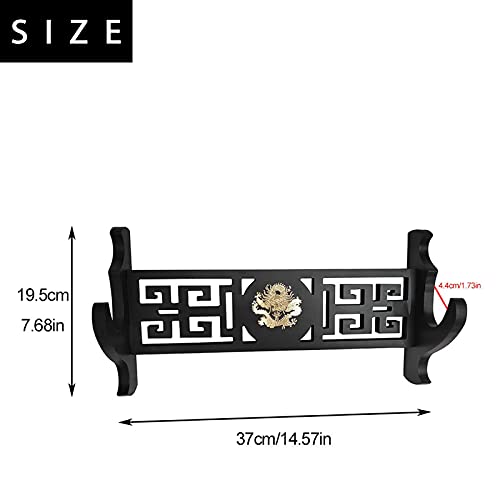Suporte de parede para espada, suporte de exibição Samurai Espadas, padrão vazado para Katana, Wakiz