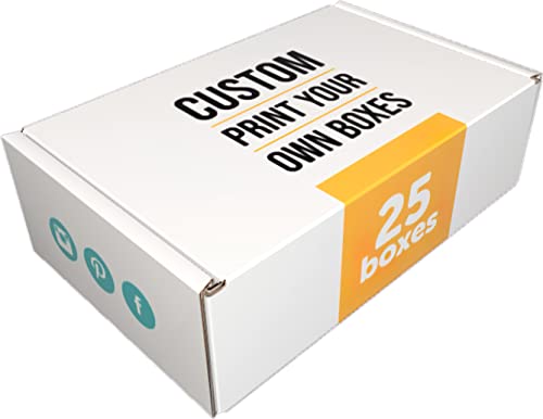 6x4x2 in. Custom Shipping Boxes (25 Pack) - Branded Mailer