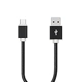 USB Type C ケーブル【長さ0.25m】急速充電 USB-A to USB-C ケーブル ナイロン編み 高速データ転送 タイプc 充電ケーブル iPhone16 iPhone15 Pro Max Plus Xperia Galaxy AQUOS Pixel Arrows Huawei Macbook Pro その他Type-C全機種対応（0.25m, ブラック）
