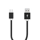 USB Type C ケーブル 長さ0.25m 急速充電 USB-Cケーブル ナイロン編み 高耐久 高速データ転送同期 スマホ充電ケーブル タイプc ケーブル Android Sony Xperia,Galaxy,AQUOS,Pixel,Arrows,Huawei,Macbook Pro Type-C全機種対応（0.25m, ブラック）