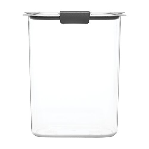 Rubbermaid Brilliance 16-Cup Airtight Food Storage Container with Lid Clear/Grey - optimal for pantry organization flour sugar and food storage - Image 4