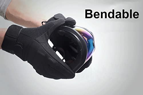 Motorcycle Goggles Dirt Bike Goggles, Ski Goggles, Riding Goggles, Windproof Glasses For Men Women Youth Adult - Uv400, Black #TOP1