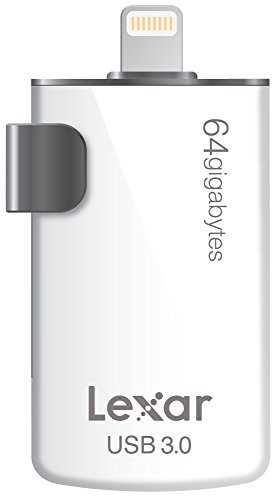 Lexar JumpDrive M20i 64GB Mobile Lightning/USB 3.0 Flash Drive - LJDM20I-64GBBNL