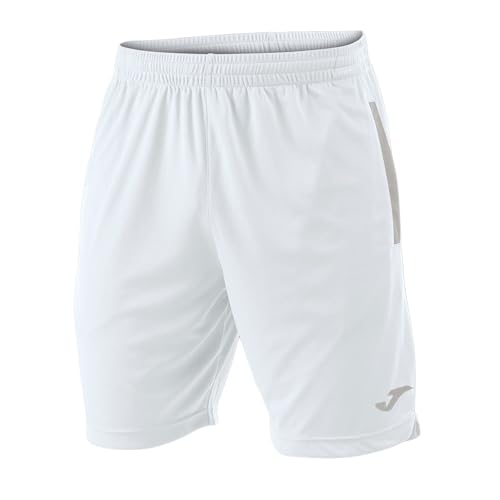 Joma Miami Bermuda Deporte de Tenis, Hombre, Blanco, XL