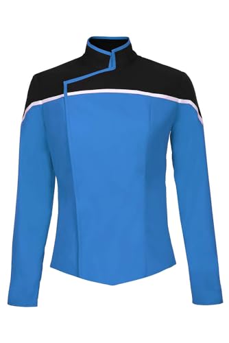 Fortunezone Lower Decks Blau Uniform Oberteil Cosplay Kostüm Erwachsene