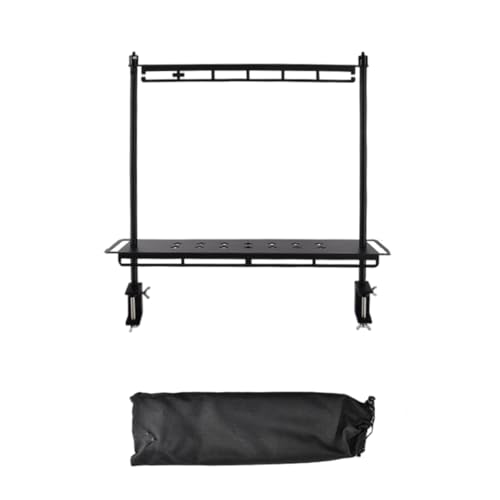 Oxxggkao Compacts Aluminums Table Set Space Saving Table Multifunctional Table Stand for Easy Transport and Storage