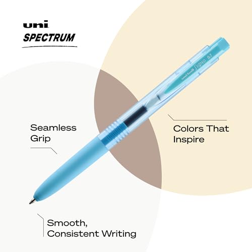 Image of uniball Spectrum Retractable Gel Pens, Medium Point (0.7mm), Assorted Ink, 5 Pack