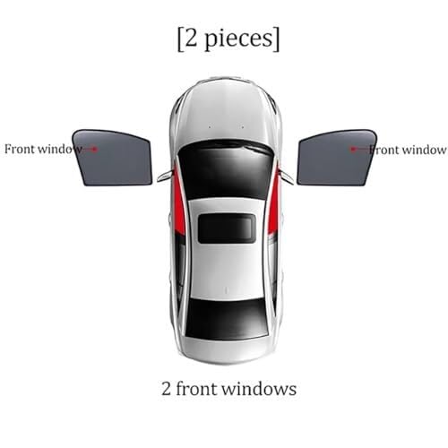 Tendine Tendine Parasole Per Auto Per Opel E Per Vauxhall Per Astra K Hatchback 2015-2022 Finestrini Laterali Anteriori E Posteriori Magnetiche Personalizzate(2 -Front)