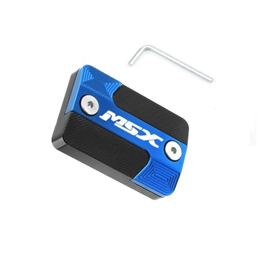 Bouchon réservoir liquide frein avant bleu pour moto MSX125 et Grom 125