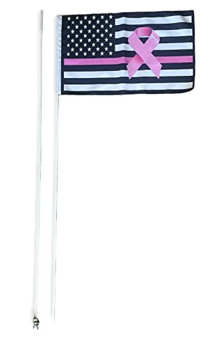 Silverado Sierra Raptor Breast Cancer Awareness 2 Part 7' Whip Glamis Dune Flag
